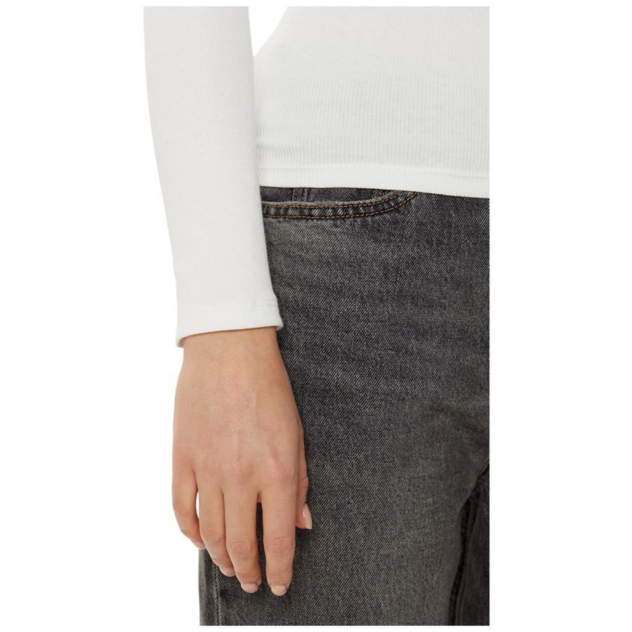 T-shirt Slim Essential a maniche lunghe da donna Tommy Jeans | DW0DW17387YBL